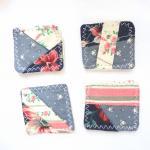 Magnets mini fabric patchwo..
