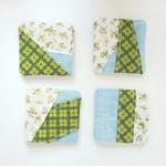 Magnets mini fabric patchwo..